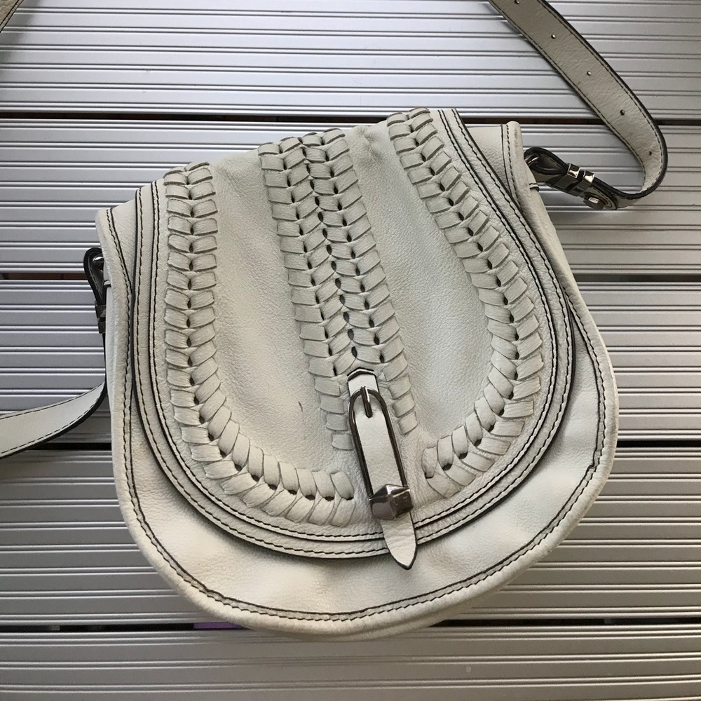 Gorgeous white leather purse